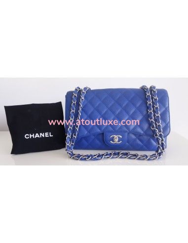 Sac Chanel Classique bleu électrique Sac Chanel Classique bleu électrique