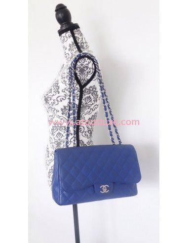 Sac Chanel Classique bleu électrique Sac Chanel Classique bleu électrique