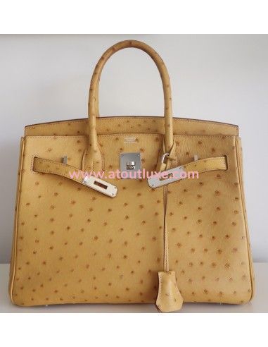 Sac Hermes Birkin 30 autruche Sac Hermes Birkin 30 autruche