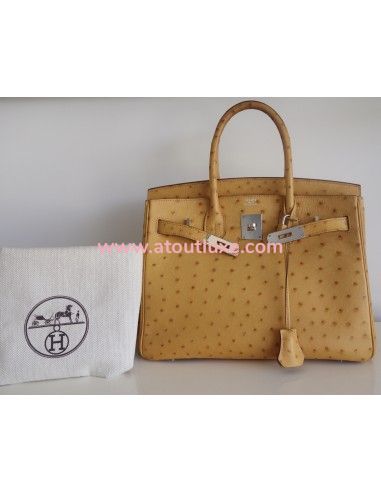 Sac Hermes Birkin 30 autruche Sac Hermes Birkin 30 autruche