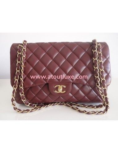 Sac Chanel Classique Gm bordeaux