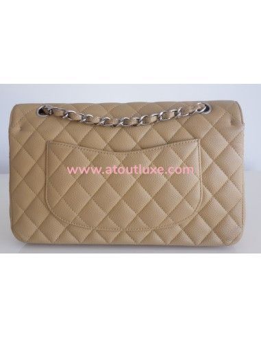 Sac Chanel Classique beige médium Sac Chanel Classique beige médium