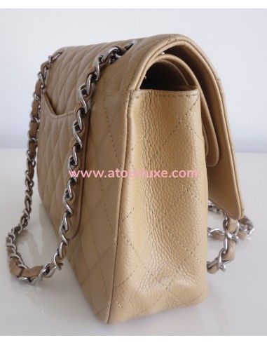 Sac Chanel Classique beige médium Sac Chanel Classique beige médium