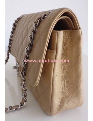 Sac Chanel Classique beige médium Sac Chanel Classique beige médium