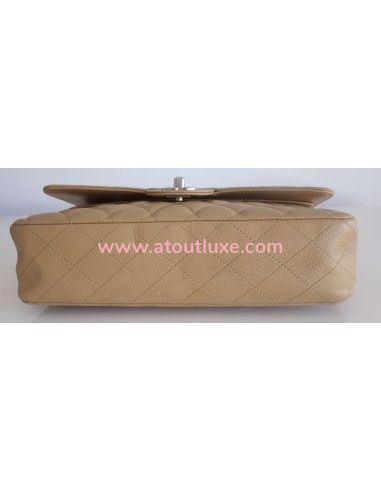 Sac Chanel Classique beige médium Sac Chanel Classique beige médium