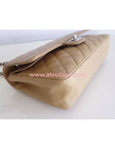 Sac Chanel Classique beige médium Sac Chanel Classique beige médium
