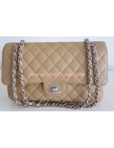 Sac Chanel Classique beige médium