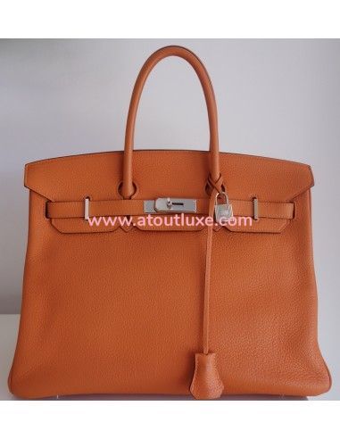 Sac Hermes Birkin 35 orange