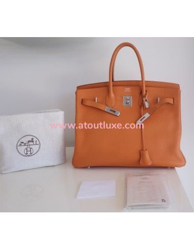 Sac Hermes Birkin 35 orange Sac Hermes Birkin 35 orange