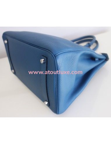 Sac Hermes Birkin 35 bleu de Galice Sac Hermes Birkin 35 bleu de Galice