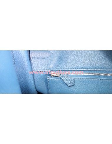 Sac Hermes Birkin 35 bleu de Galice Sac Hermes Birkin 35 bleu de Galice