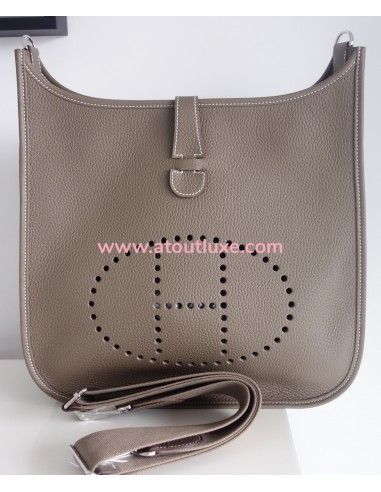 Sac Hermes Evelyne 33 étoupe