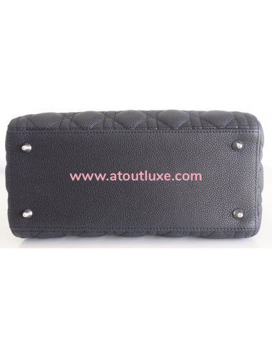 Sac Lady Dior médium veau noir Sac Lady Dior médium veau noir