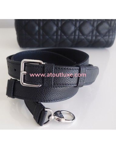 Sac Lady Dior médium veau noir Sac Lady Dior médium veau noir