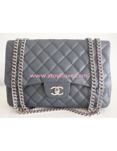 Sac Chanel Classique Gm gris