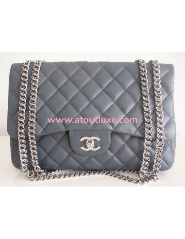 Sac Chanel Classique Gm gris