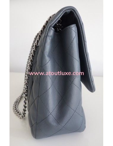 Sac Chanel Classique Gm gris Sac Chanel Classique Gm gris