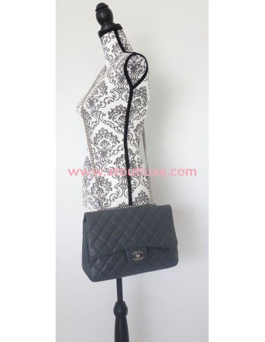 Sac Chanel Classique Gm gris Sac Chanel Classique Gm gris