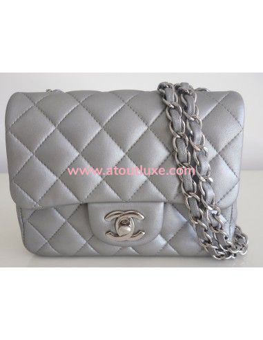 Sac Chanel Classique Pm gris