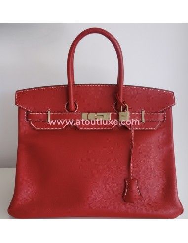 Sac Hermes Birkin 35 bicolore