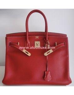 Sac Hermes Birkin 35 bicolore 2
