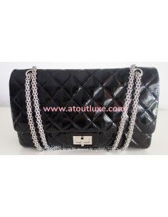 Sac Chanel 2.55 cuir verni...