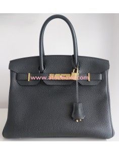 Sac Hermes Birkin 30 vert...