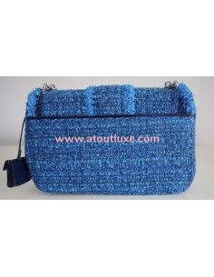 Sac miss Dior tweed bleu 2