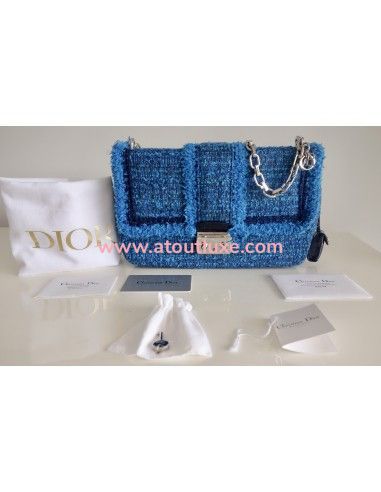 Sac miss Dior tweed bleu Sac miss Dior tweed bleu
