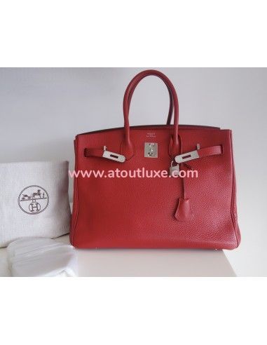 Sac Hermes Birkin 35 rouge Sac Hermes Birkin 35 rouge