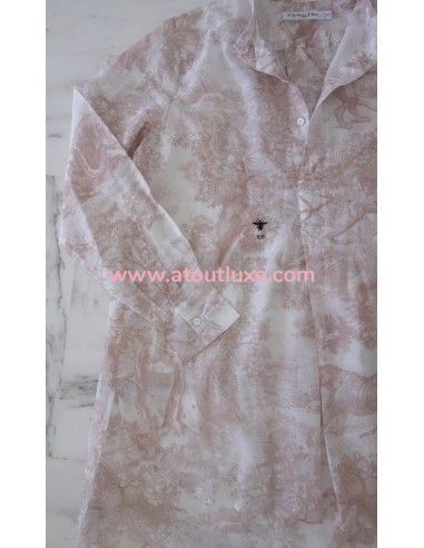 Blouse longue Toile de Jouy Dior Blouse longue Toile de Jouy Dior