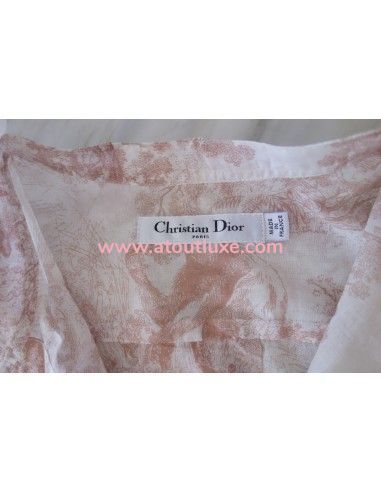 Blouse longue Toile de Jouy Dior Blouse longue Toile de Jouy Dior