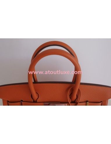 Sac Hermes Birkin 30 Epsom orange Sac Hermes Birkin 30 Epsom orange