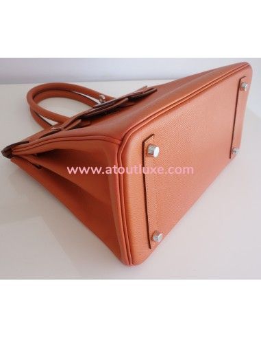Sac Hermes Birkin 30 Epsom orange Sac Hermes Birkin 30 Epsom orange