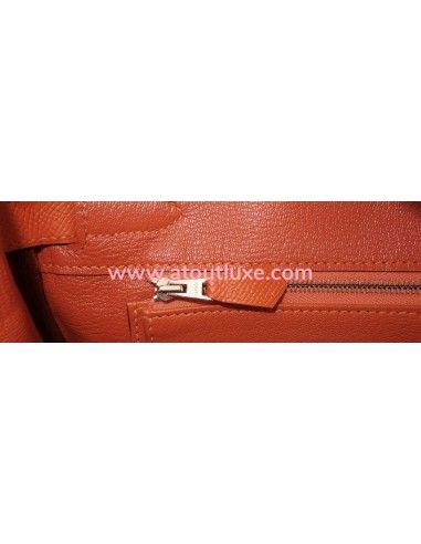 Sac Hermes Birkin 30 Epsom orange Sac Hermes Birkin 30 Epsom orange