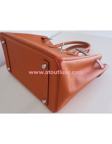 Sac Hermes Birkin 30 Epsom orange Sac Hermes Birkin 30 Epsom orange