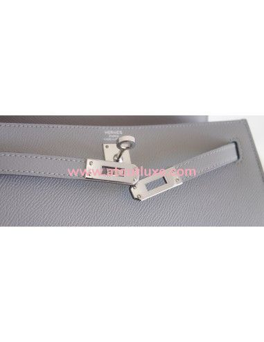 Sac Hermes Kelly 25 gris mouette Sac Hermes Kelly 25 gris mouette