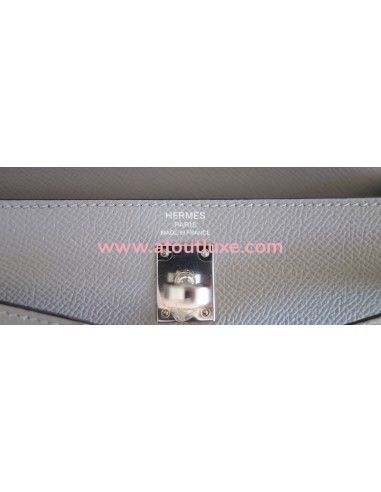 Sac Hermes Kelly 25 gris mouette Sac Hermes Kelly 25 gris mouette