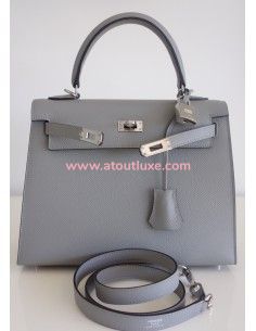 Sac Hermes Kelly 25 gris... 2