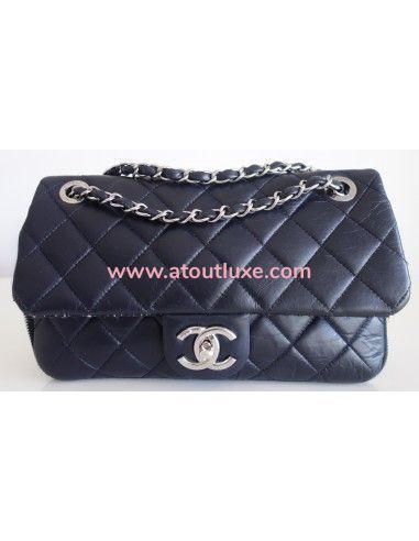 Sac Chanel Classique cuir et tweed