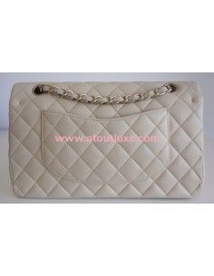 Sac Chanel Classique beige 2