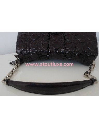 SAC DIOR NEW LOCK AUBERGINE SAC DIOR NEW LOCK AUBERGINE