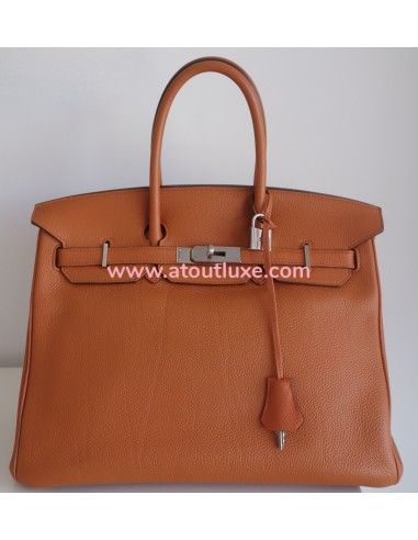 Sac Hermes Birkin 35 orange