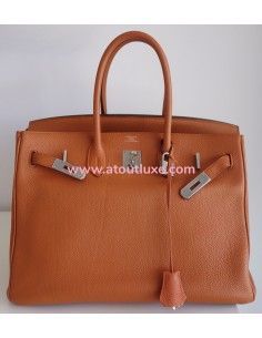 Sac Hermes Birkin 35 orange 2