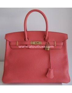 Sac Hermes Birkin 35 Rose...