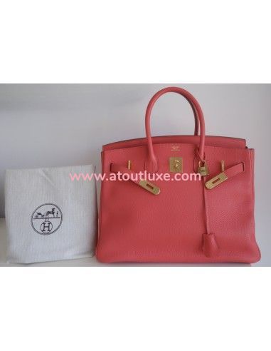 Sac Hermes Birkin 35 Rose Jaipur Sac Hermes Birkin 35 Rose Jaipur