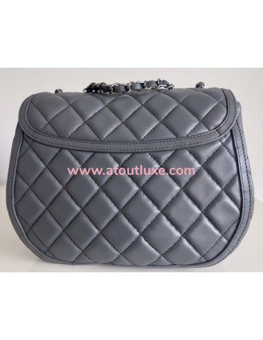 Sac Chanel Classique cuir gris Sac Chanel Classique cuir gris