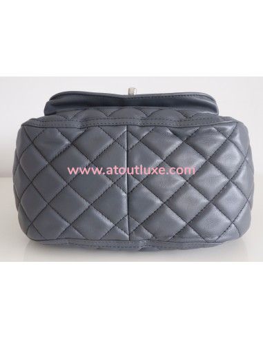 Sac Chanel Classique cuir gris Sac Chanel Classique cuir gris