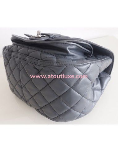 Sac Chanel Classique cuir gris Sac Chanel Classique cuir gris
