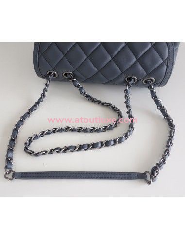 Sac Chanel Classique cuir gris Sac Chanel Classique cuir gris